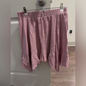 Blush pink free people skirt